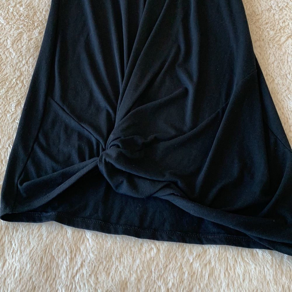 Black cold shoulder T shirt dress - Picture 7 of 16